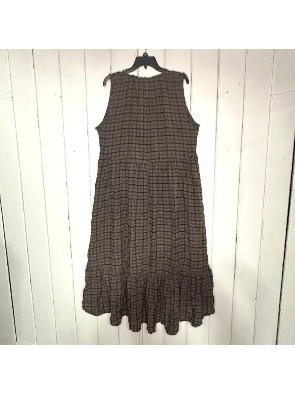 Free People Edie Size Large Oversized Duster Lagenlook Cottagecore Maxi Dress - Picture 5 of 16
